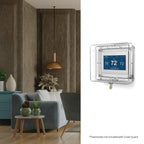 6.5-In 7.5-In Plastic Lockable Thermostat Cover