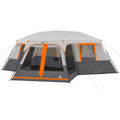 20 Ft X 18 Ft 12-Person 3-Room Instant Cabin Tent with Screen Room, 56.5 Lbs
