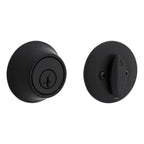 Security 660 Series Polished Brass Single Cylinder Deadbolt