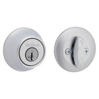 Security 660 Series Polished Brass Single Cylinder Deadbolt