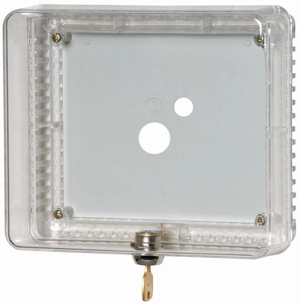 6.5-In 7.5-In Plastic Lockable Thermostat Cover