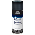 Flat Black Oil-Based Spray Paint ( NET WT. 10-Oz ) 6 -Pack