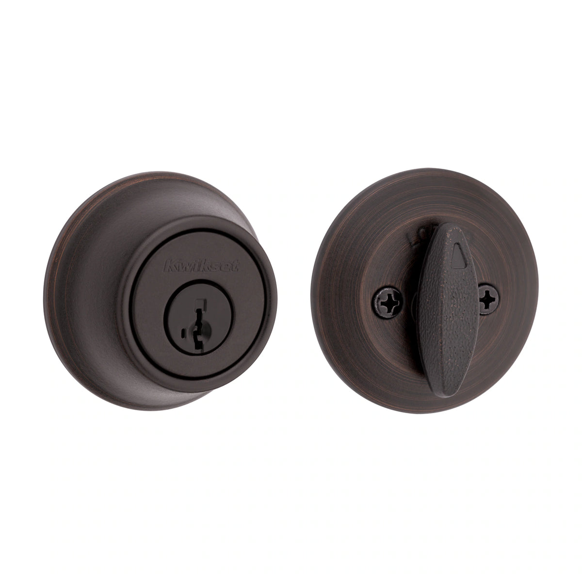 Security 660 Series Polished Brass Single Cylinder Deadbolt