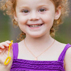 Stocking Stuffers - Disc Initial Necklaces for Girls Jewelry Gifts