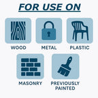 Flat Black Oil-Based Spray Paint ( NET WT. 10-Oz ) 6 -Pack
