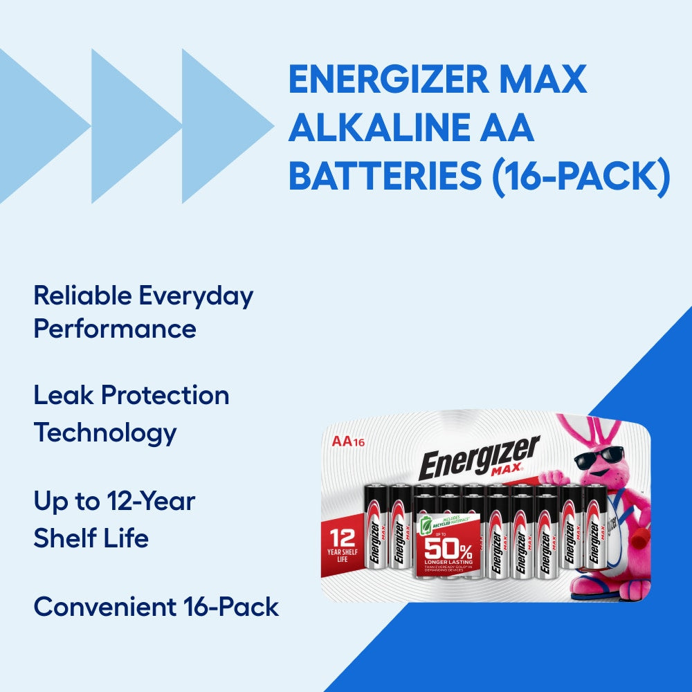 MAX Alkaline AA Batteries ( 16 -Pack)