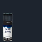 Flat Black Oil-Based Spray Paint ( NET WT. 10-Oz ) 6 -Pack