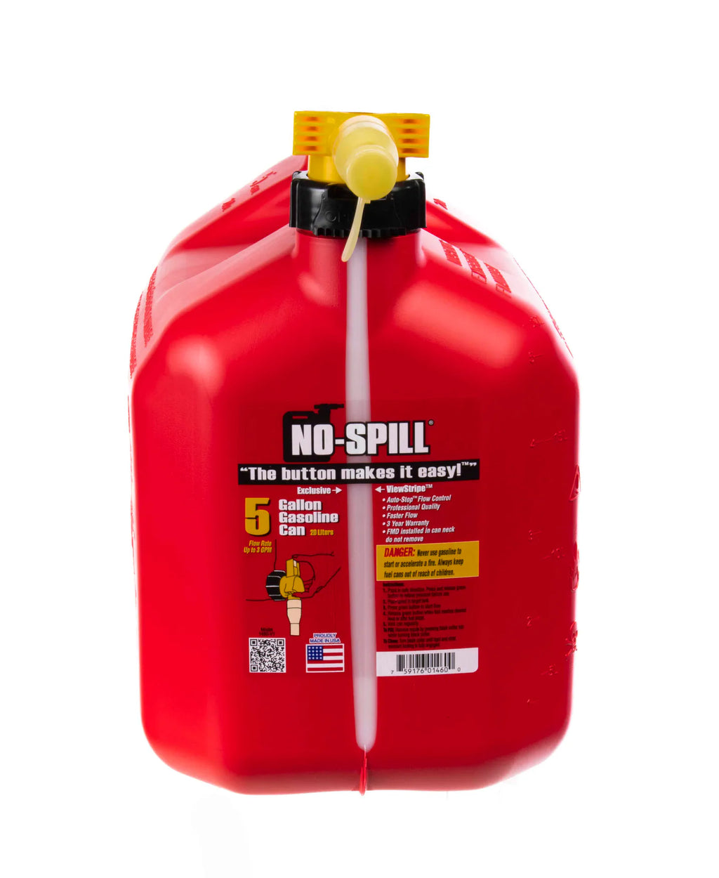 5-Gallon Plastic Gasoline Can