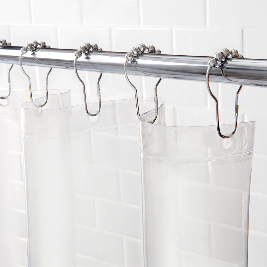 70-In W X 72-In L Clear Solid EVA/PEVA Shower Liner