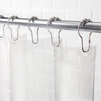70-In W X 72-In L Clear Solid EVA/PEVA Shower Liner