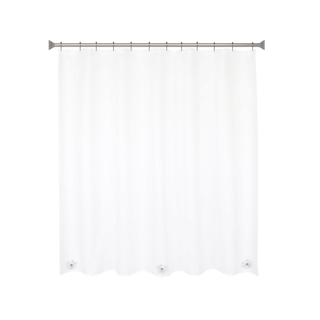 70-In W X 72-In L Clear Solid EVA/PEVA Shower Liner