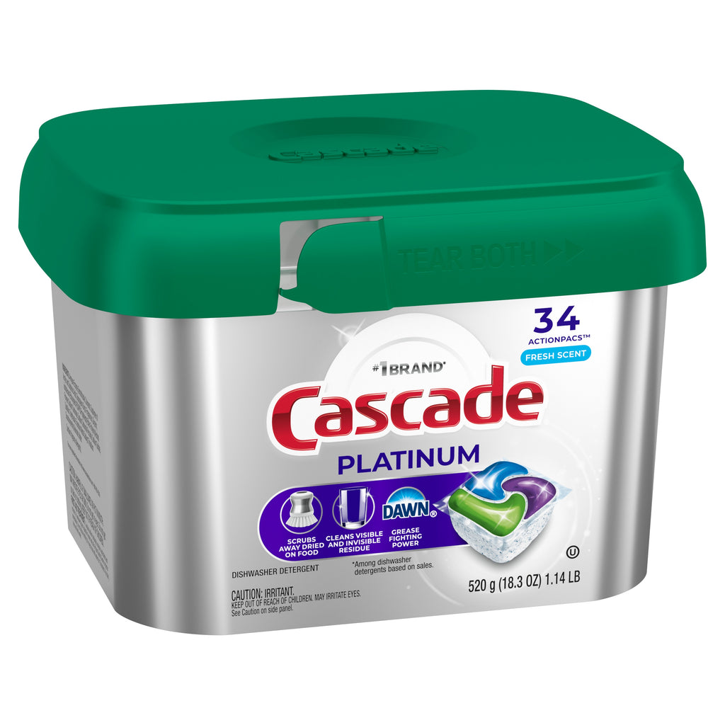 Platinum plus 34 -Count Fresh Scent Dishwasher Detergent