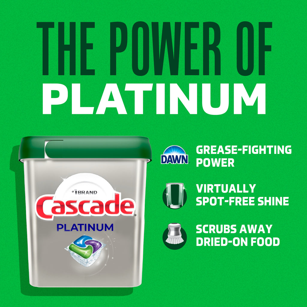 Platinum plus 34 -Count Fresh Scent Dishwasher Detergent