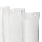 70-In W X 72-In L Clear Solid EVA/PEVA Shower Liner