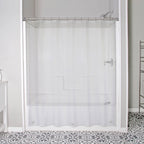 70-In W X 72-In L Clear Solid EVA/PEVA Shower Liner
