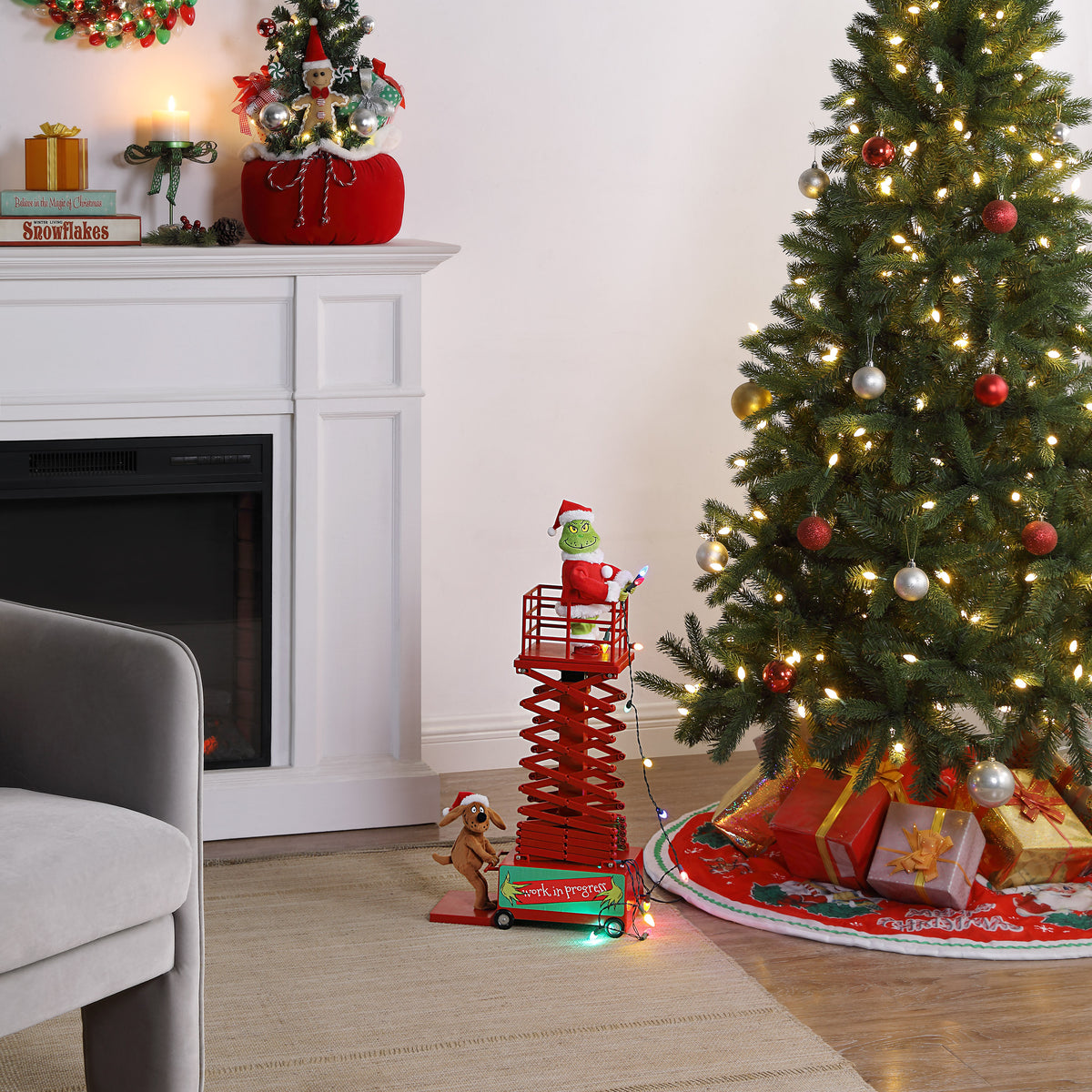 50-In Lighted Musical Merry Christmas Figurine