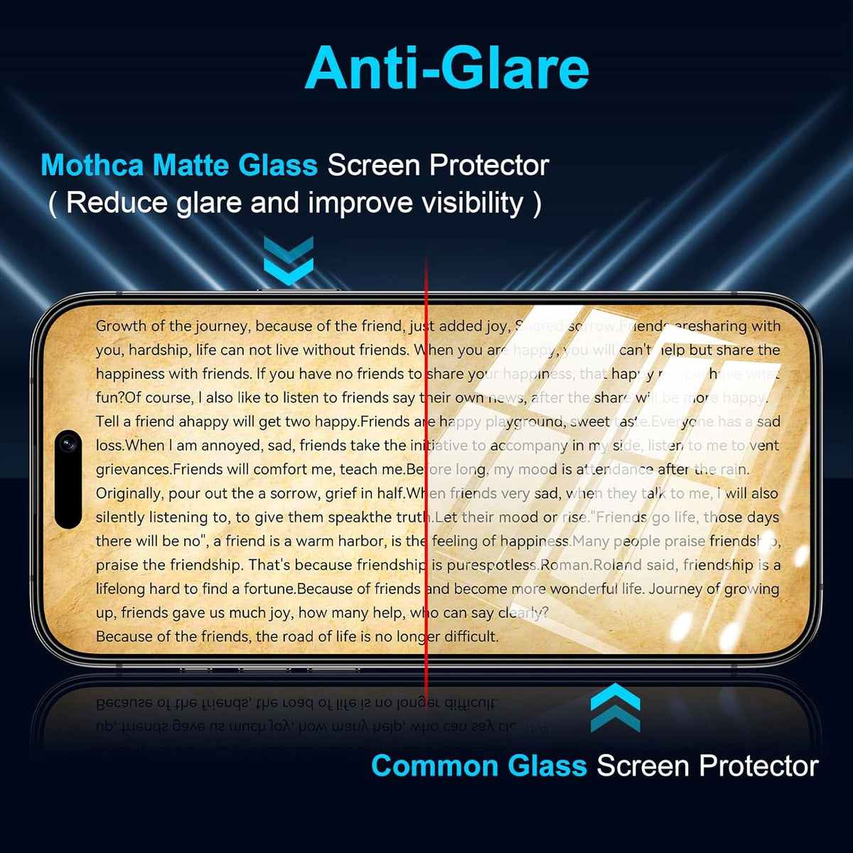 2 Pack Matte Glass Screen Protector for Iphone 17 Pro/Iphone 16 Pro/Iphone 17 6.3-Inch [Auto Fit Box Dust-Free] Full Coverage Anti-Glare & Anti-Fingerprint Tempered Glass, Smooth as Silk