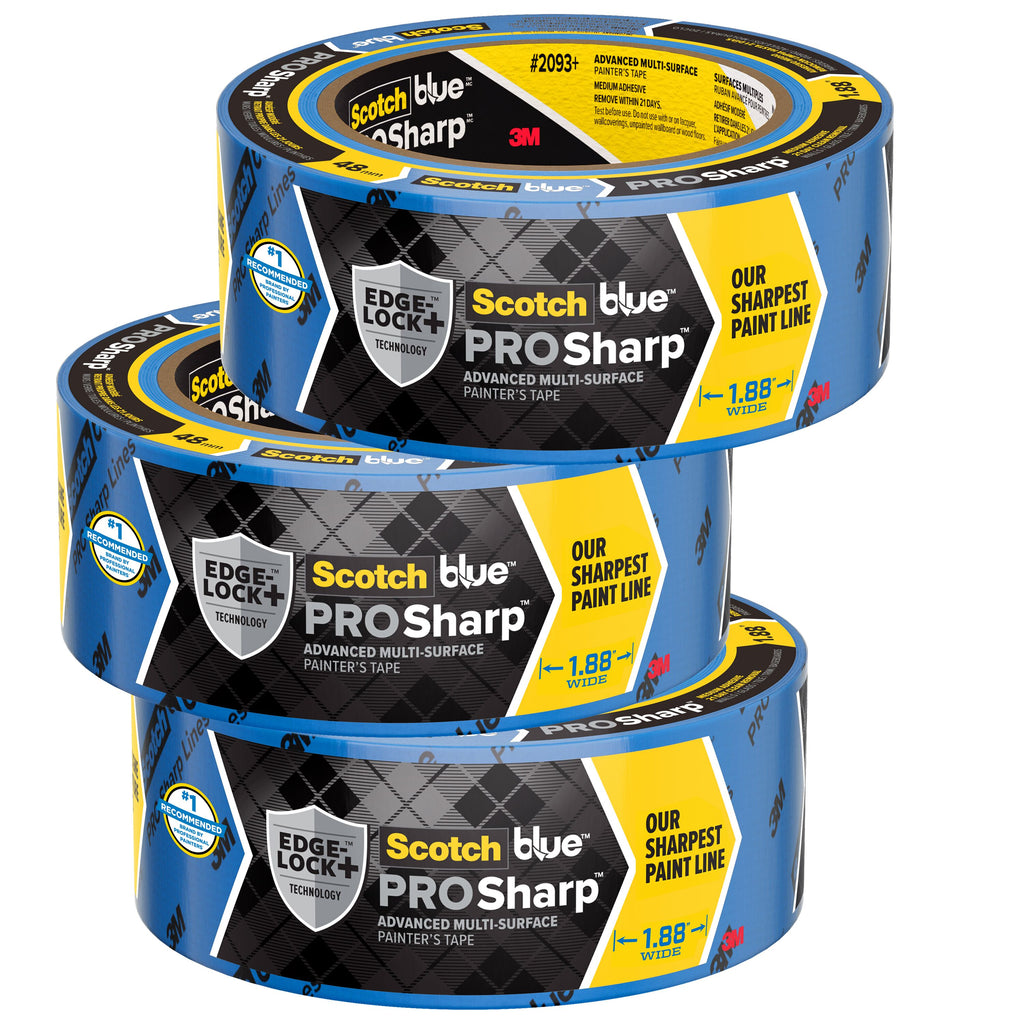 Prosharp 3 -Pack 1.88-In X 60 Yard(S) Painters Tape
