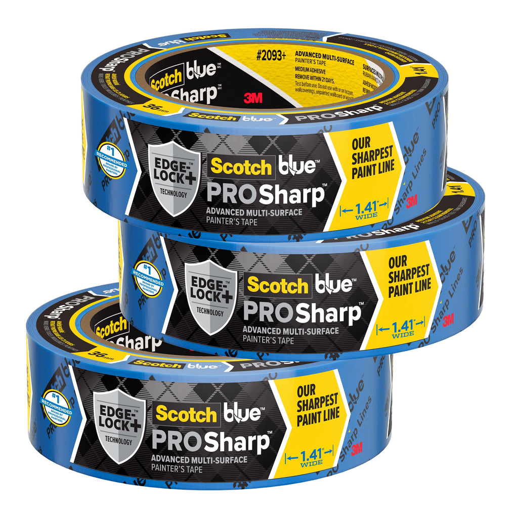 Prosharp 3 -Pack 1.88-In X 60 Yard(S) Painters Tape