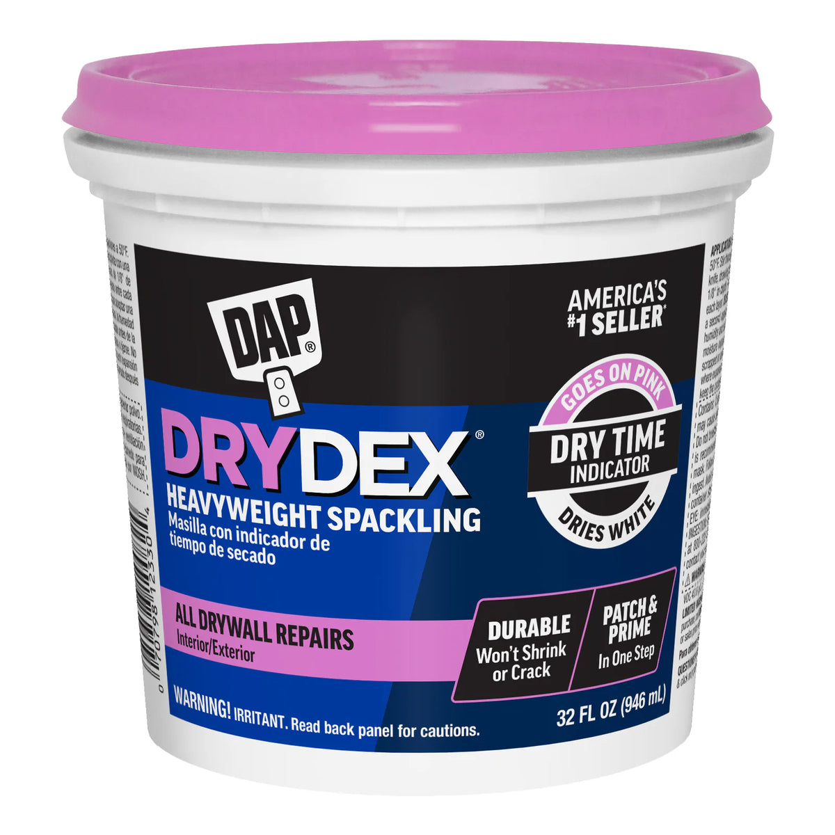 Drydex White Interior, Exterior Color-Changing , Spackling 1 Gallon(S)