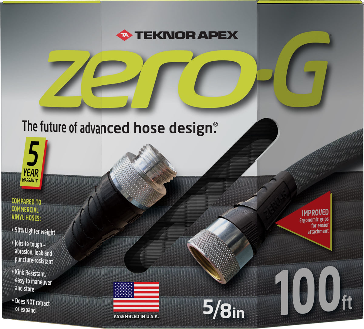 Teknor Apex 5/8-In X 50-Ft Premium -Duty Kink Free Woven Gray Hose
