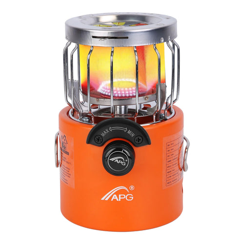 2000W camping stove heater portable 2-in-1 outdoor gas stove