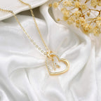 Stocking Stuffers - Heart Initial Necklaces for Women Jewelry Gift