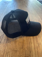 Rising Sun High Frequency Trucker Hat (Black with Gray-Blend patch) Pre-sale
