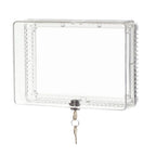 6.5-In 7.5-In Plastic Lockable Thermostat Cover