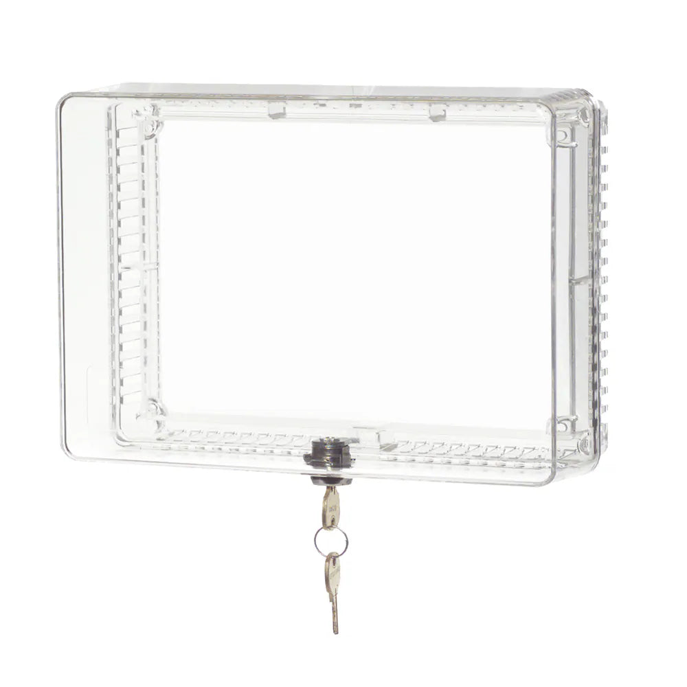 6.5-In 7.5-In Plastic Lockable Thermostat Cover