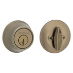 Security 660 Series Polished Brass Single Cylinder Deadbolt