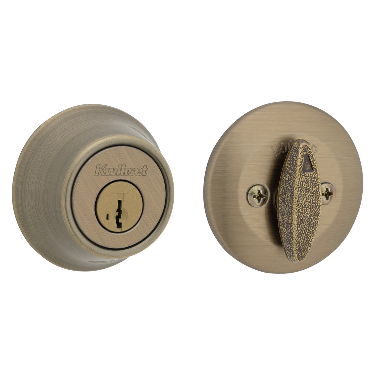 Security 660 Series Polished Brass Single Cylinder Deadbolt
