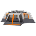 20 Ft X 18 Ft 12-Person 3-Room Instant Cabin Tent with Screen Room, 56.5 Lbs