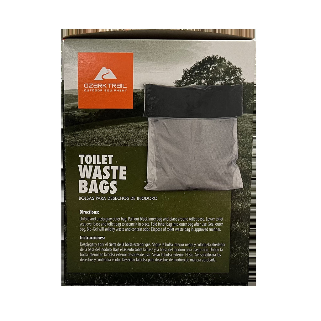 Portable Toilet Waste Bags, 6 Count