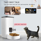 6L Automatic Pet Feeder with Camera & App Control for Cats and Dogs